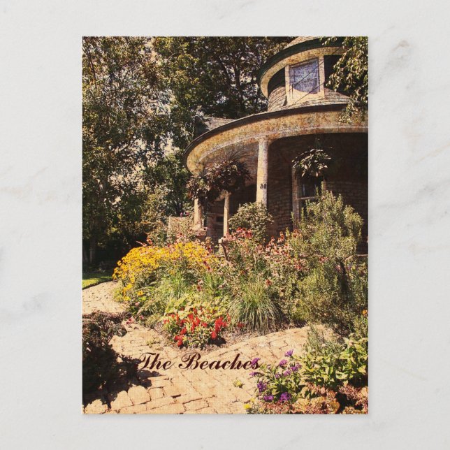 Die Strände, Gartenhaus, Kew Garden Postkarte (Vorderseite)