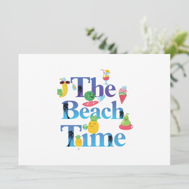 Die Strandzeit (Stehend Vorderseite)