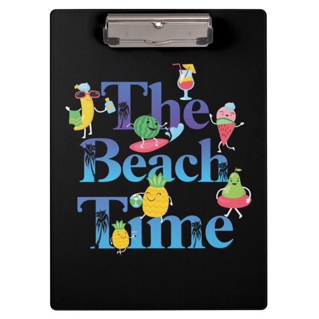 Die Strandzeit Klemmbrett (Vorderseite)