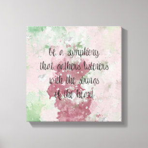 Die Stränge des Herzens Leinwanddruck