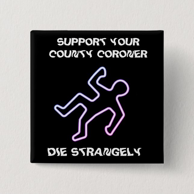 Die Strangely Button (Vorderseite)