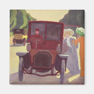 Die Straße mit Acacias, 1908 Magnet