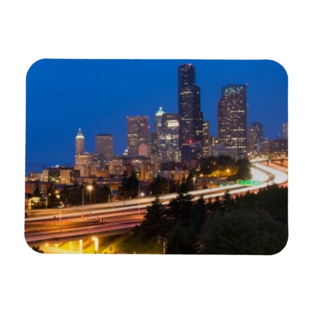 Die Straße nach Seattle Magnet (Horizontal)