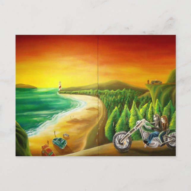 Die Straße (Teil 1) Postkarte (Vorderseite)