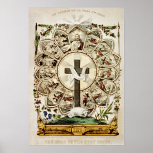Die Straße zum heiligen Kreuz Poster