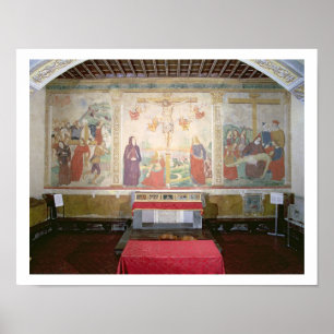 Die Straße zum Kalvarienberg, die Kreuzigung, das Poster