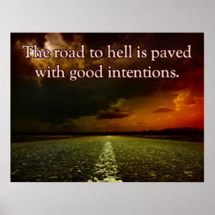 Die Straße zur Hölle Poster