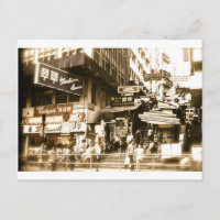 Die Straßen des alten Hongkongs