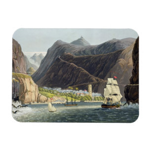 Die Straßen, St. Helena, graviert von Robert Magnet