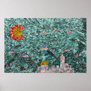 Die Straßen von Denver 27x18 Poster