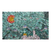 Die Straßen von Denver 35x21 Foto drucken