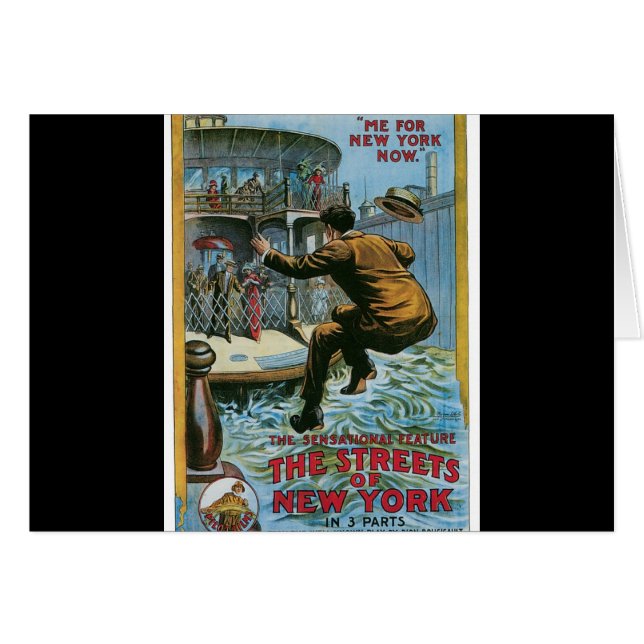 "Die Straßen von New York " (Vorderseite (Horizontal))