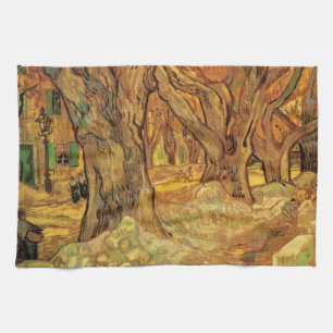 Die Straßen von Vincent van Gogh Geschirrtuch