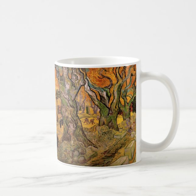 Die Straßen von Vincent van Gogh Kaffeetasse (Rechts)