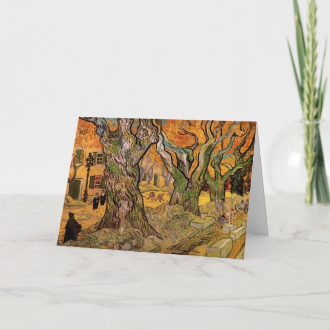 Die Straßen von Vincent van Gogh Karte (Vorderseite)