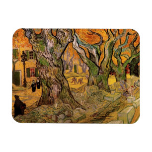 Die Straßen von Vincent van Gogh Magnet