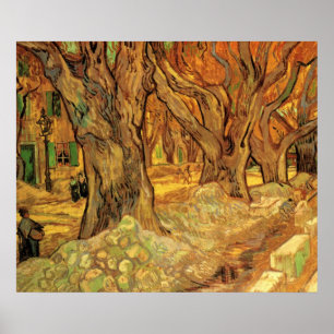 Die Straßen von Vincent van Gogh Poster