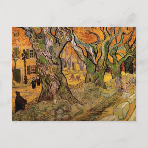 Die Straßen von Vincent van Gogh Postkarte