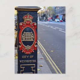 Die Straßen von Westminster - London Postkarte