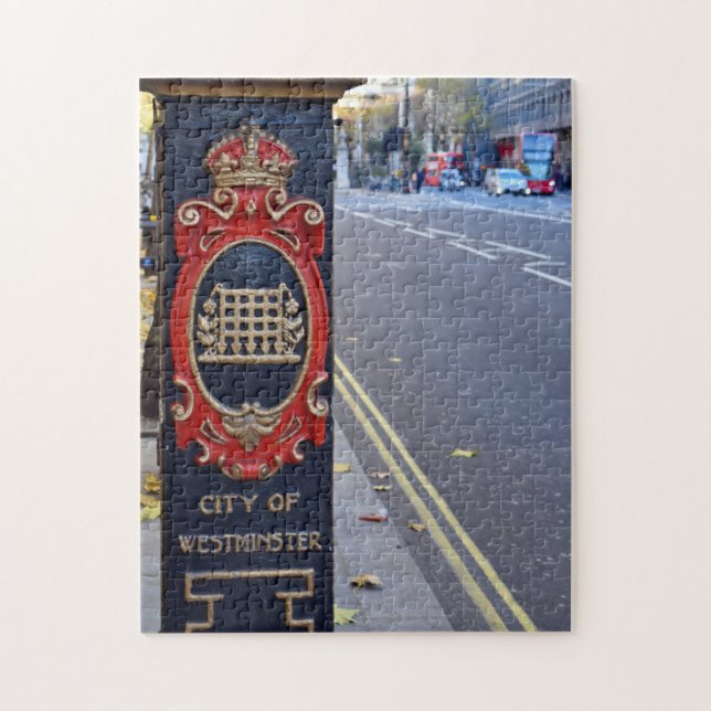 Die Straßen von Westminster - Londoner Puzzler Puzzle (Vertikal)