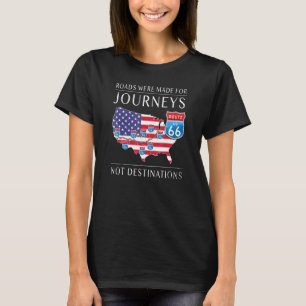 Die Straßen wurden für die Reise historischen Rout T-Shirt