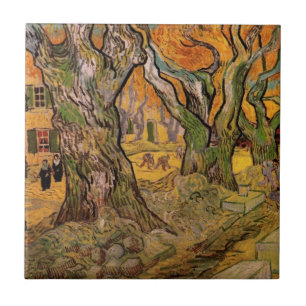 Die Straßenarbeiter von Vincent van Gogh Fliese