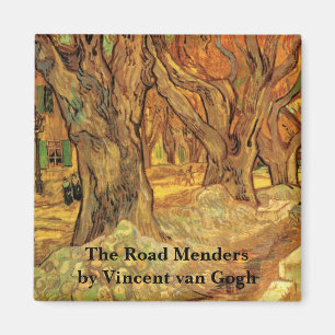 Die Straßenarbeiter von Vincent van Gogh Magnet