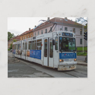 Die Straßenbahn in Trondheim, "Graakallbanen" Postkarte