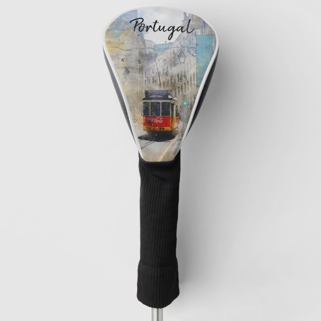 Die Straßenbahnen Portugals Golf Headcover (Vorderseite)