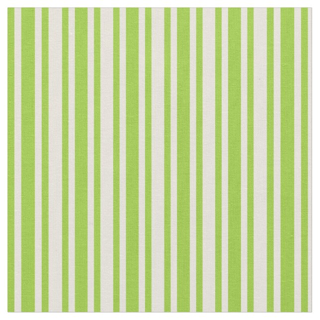 Die Streifen sind grün und beige Stoff (Nahaufnahme)