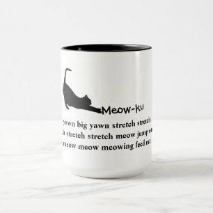 Die Stretch: Meow-ku Cat-Tasse Tasse