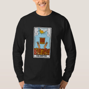 Die Strickerin Tarot Karte  Stricken  Stricken Mut T-Shirt