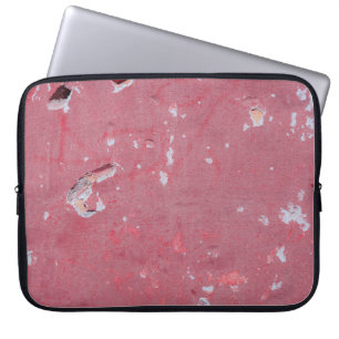 Die Struktur der alten Wand mit Kratzern, Rissen Laptopschutzhülle