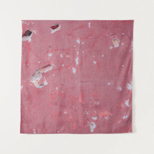 Die Struktur der alten Wand mit Kratzern, Rissen Wandteppich