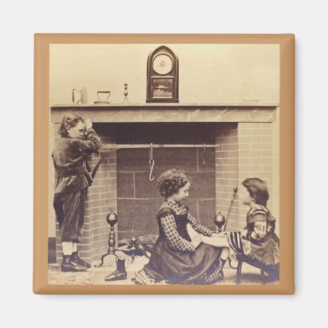 Die Strümpfe wurden mit Sorgfalt vom Schornstein h Magnet (Vorne)