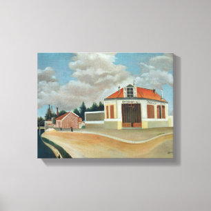 Die Stuhlfabrik bei Alfortville, c.1897 Leinwanddruck