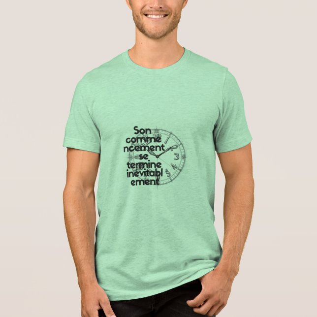 die Stunde Tri-Blend Shirt (Vorderseite)