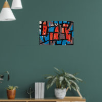 Die Stunde vor einer Nacht ,Blue Famous Painting