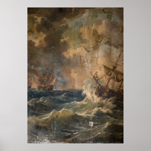 Die Sturm Küste der Ahnen Wandkunst Poster (Vorne)