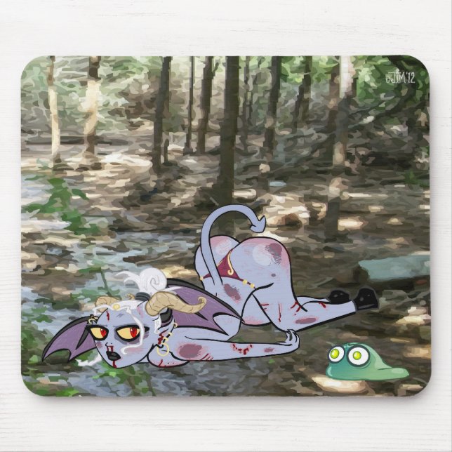 Die Suche des Günstlings: Schleppangel-Treffen Mousepad (Vorne)