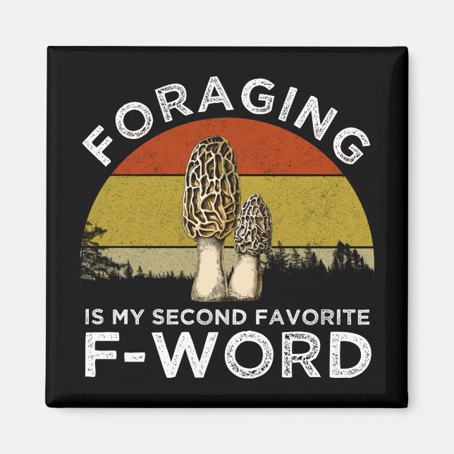 Die Suche ist mein zweites F-Wort (Mäusen) Magnet (Vorne)