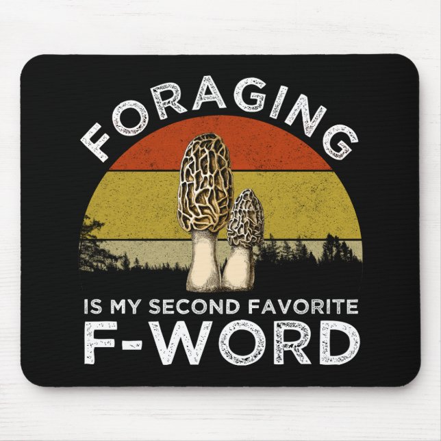 Die Suche ist mein zweites F-Wort (Mäusen) Mousepad (Vorne)