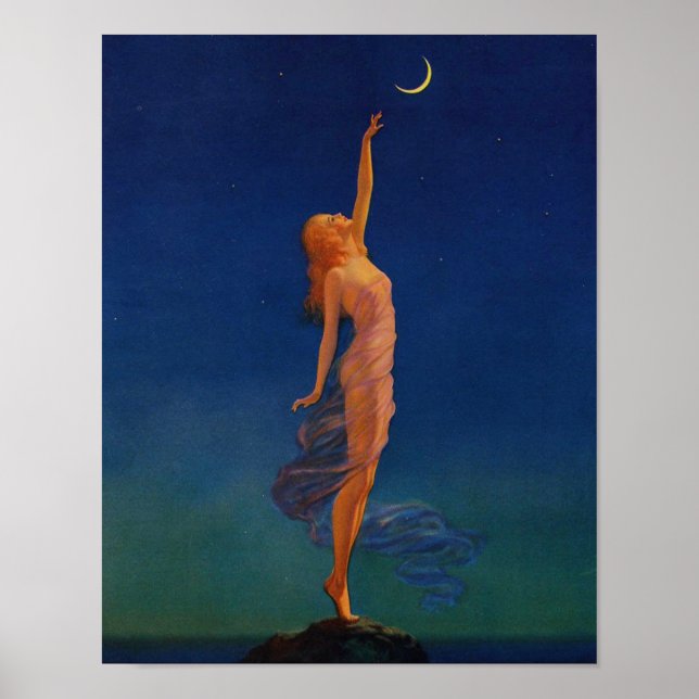 Die Suche nach dem Mond - Edward Mason Eggleston Poster (Vorne)