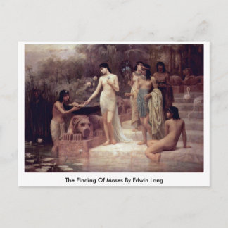 Die Suche nach Moses durch Edwin lange Postkarte