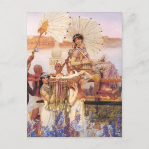 Die Suche nach Moses, Sir Lawrence Alma-Tadema Postkarte
