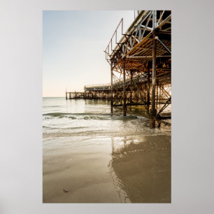 Die Süd-Parade-Pier an der Küste im Südmeer Poster