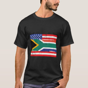 Die südafrikanische Flagge beängstigt T-Shirt