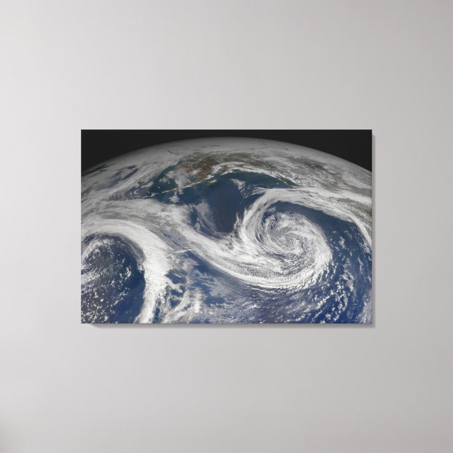 Die Südküste von Alaska und der Golf von Alaska. Leinwanddruck (Vorderseite)