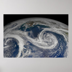 Die Südküste von Alaska und der Golf von Alaska. Poster