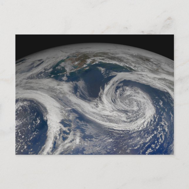 Die Südküste von Alaska und der Golf von Alaska. Postkarte (Vorderseite)